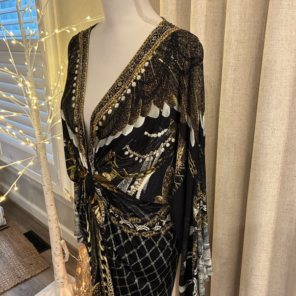 CAMILLA Long Split Front Twist Statement Dress
Ravin Raven LIKE NEW Sold Out XL - Picture 4 of 15
